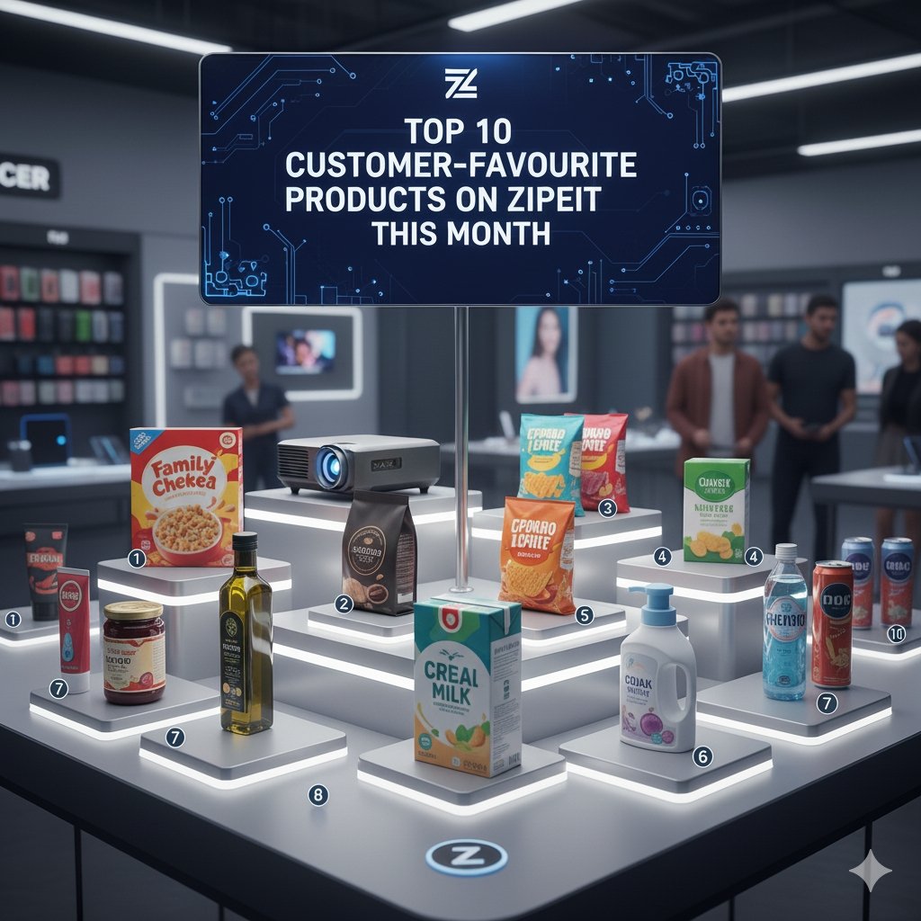 Top 10 Customer-Favourite Products on Zipeit This Month 