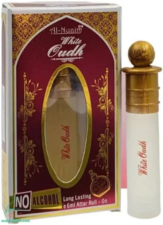 Al-Nuaim White Oudh Attar Roll on 6ml (Pack of 4)