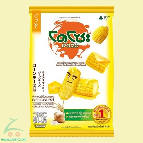 Dozo - Japanese Rice Cracker - Corn Cheese (10 x 6g)