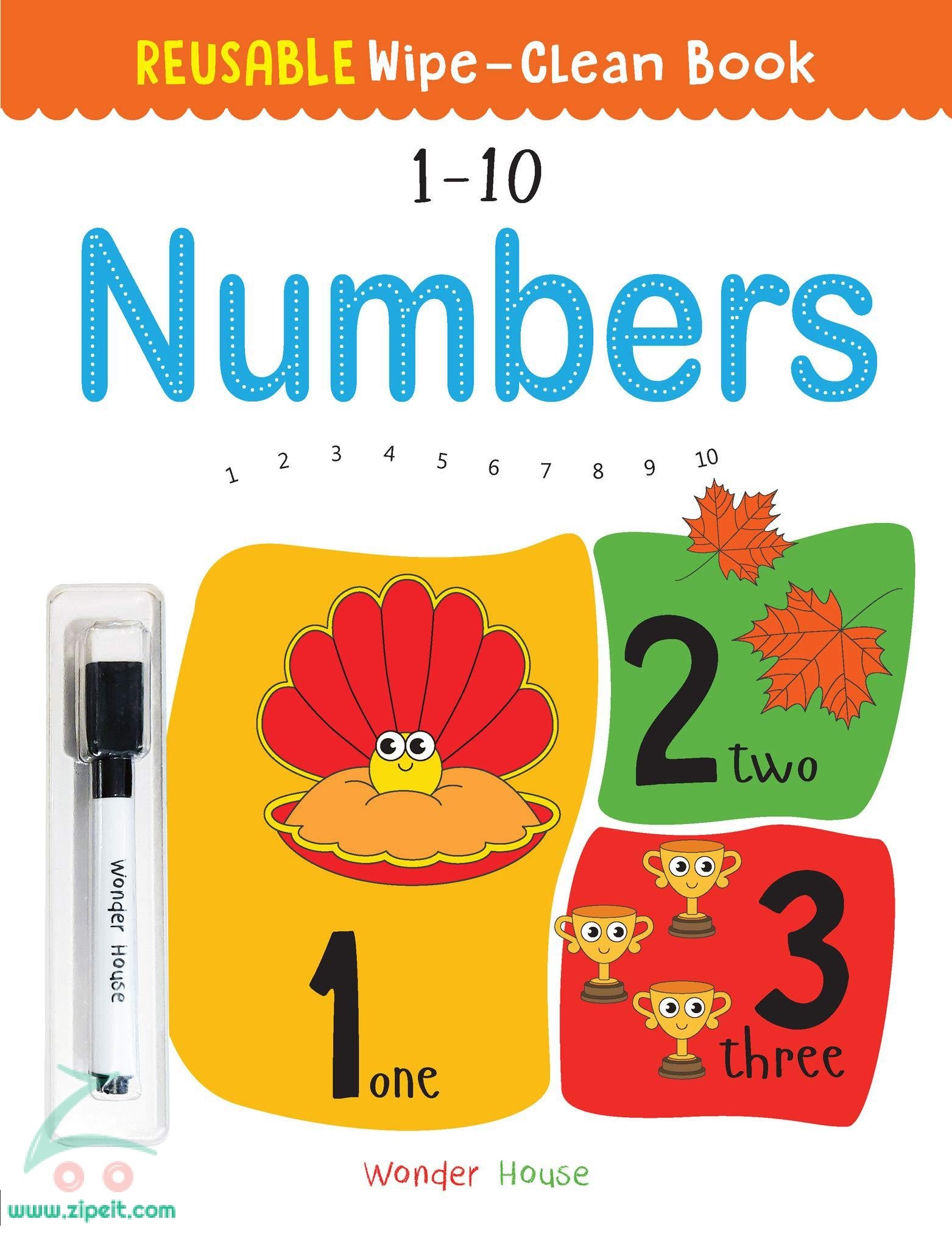 Reusable Wipe And Clean Book Numbers Shop Products Online at Best
